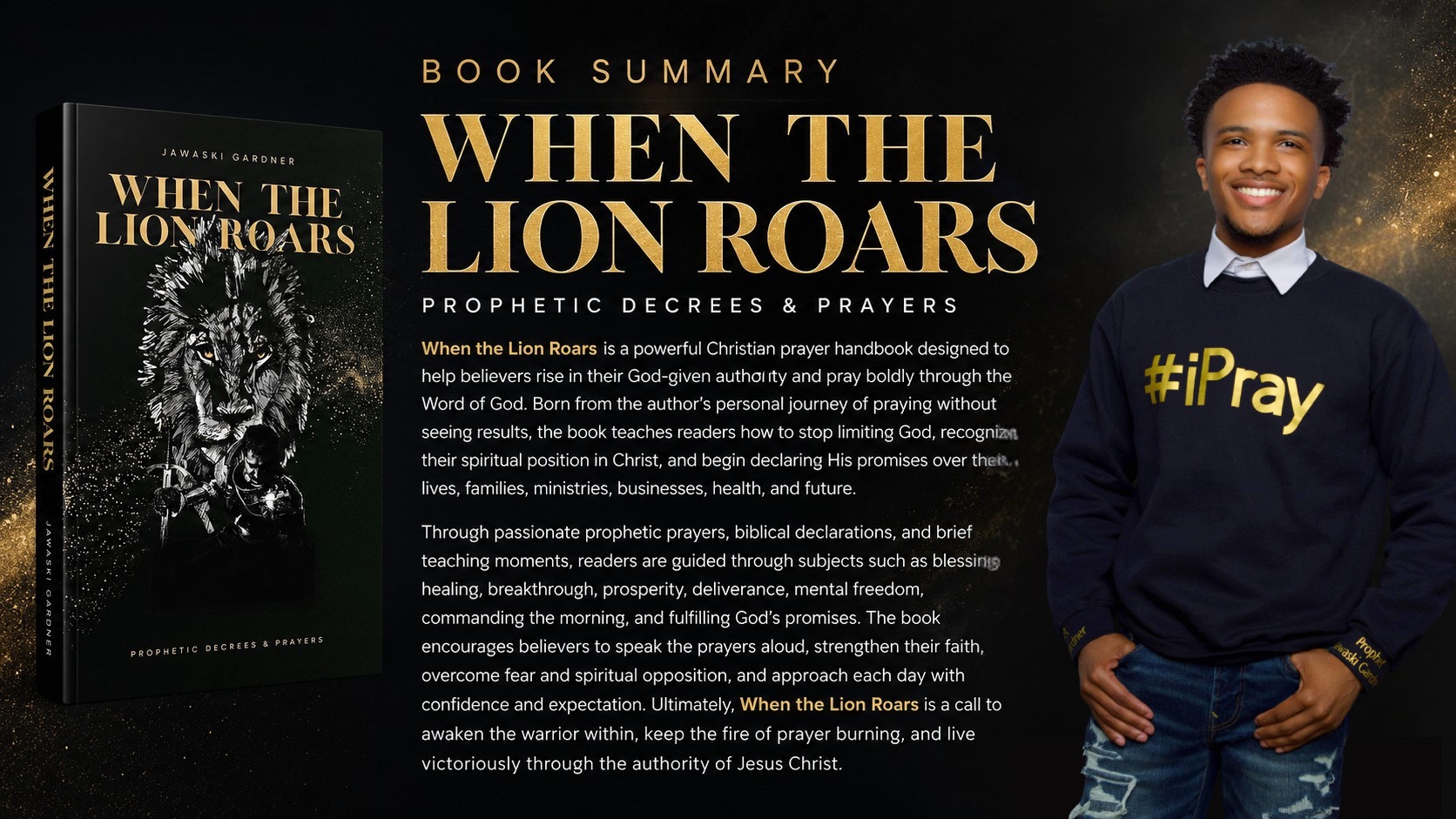 When the Lion Roars book and Prophet Jawaski Gardner